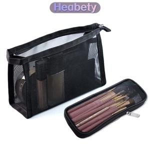 Heabety  Trang Điểm Bàn Chải Du Lịch Trường Hợp Mỹ Phẩm Vệ Sinh Cá Nhân Túi Tổ Chức Cho Nam Giới Phụ Nữ Công Cụ Làm Đẹp Lưới Dopp Kit Pouch Rửa Lưu Trữ Phụ Kiện
