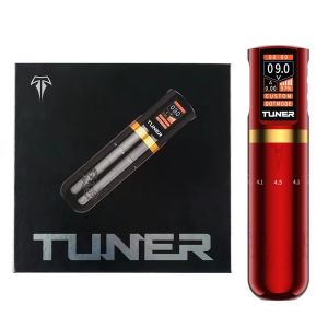 TUNER 2.5-4.5mm Adjustable Stroke Tattoo Pen Machine 2pcs Jump Start Dot Work Multi-function Power Supply Complete Ring Control Set For PMU Makup Body Art
