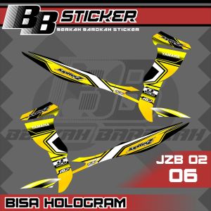 STICKER PREMIUM BISA HOLOGRAM Striping Jupiter Z Burhan Sticker Striping Jzb 2