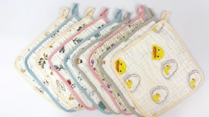 Tắm em bé vải vuông bé facetowel yếm trẻ sơ sinh cho Girls & Boys 12 "x12" ợ vải thấm nước mềm vải lau vệ sinh tắm em bé
