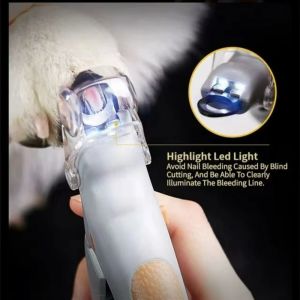 Professional Pet Nail Clipper with LED Light Dog Cat Grooming Tool Nail Toe Claw Trimmer Animal Pet Supplies