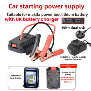 🔥Battery Included🔥 Portable Power Inverters Makita 18V 21V To 220V Converter with Dual USB AC Outlet and Type-C for Outdoor Converter Adapter Transformer