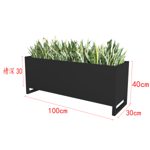 Planter Box Rectangle Plant Pot Large Flower Pot Box Large Green Plant Partition Fence Outer Swing Planter BoxCustomization 花盆