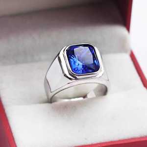 CINCIN MERAH RUBY SIAM PRIA SUPER KEREN - SUPER EKSLUSIF WARNA BLACK/AKSESORIS PRIA ELEGAN POPULER