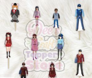 Topper Cake Sakura School Simulator Bisa Request Nama Gambar