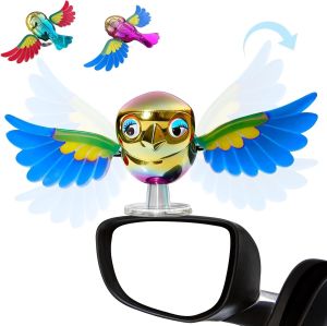 EKLEVA New Fun Flaps Wings Flying Birds Car Sticker Decor for Car Engine Hood Roof Rearview Mirror Trunk LidUsed for Sedan SUV Pickup Exterior Decoration