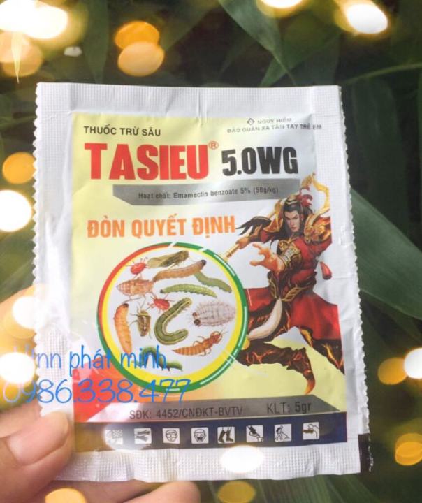 Thuốc Trừ Sâu TASIEU 5.0WG Đặc Trừ Nhện Đỏ Nhện gié Bọ Trĩ Sâu cuốn lá ...