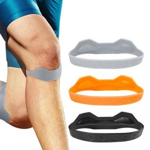 Patella Support Strap Light Weight Breathable Elastic Silicone Knee Brace for Basketball Baseball Soccer Hiking Running
