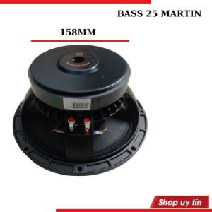 Loa bass 25 martin công suất lớn xương nhôm từ 158 gân vải tẩm dầu cao cấp - giá 1 chiếc