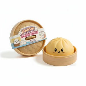 Char Siu Bun Toy Soft Stress Relief Hand Squeezing Toy Slow Rebound Venting Gadget Educational Stress Relief Gadget