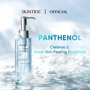 Skintific Panthenol Gentle Gel Cleanser 120ml | Panthenol Cleanser Gentle Gel Wash Soothing Face Wash Sensitive Skin Care Hydrating Cleanser