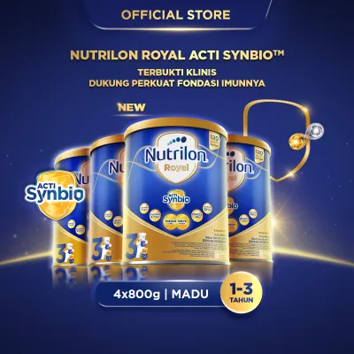 Nutrilon Royal 3 Madu 800 gr x 4 - Susu untuk Usia 1-3 Tahun