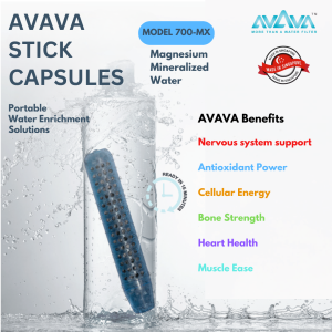 AVAVA Portable Hydrogen Water Filter Stick / 700-MX Magnesium Mineralized