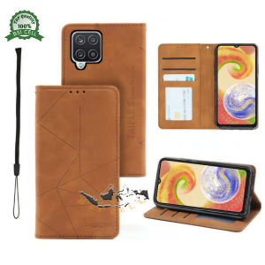 Samsung Galaxy A22 Sarung Hp Dompet Kulit Flip Cover Magnet Tanpa Kancing Kesing Headphone Buka Tutup