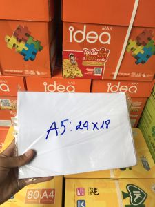 Bao thư trắng A5 80gsm 18x24cm [Xấp 100 cái] SUKADO