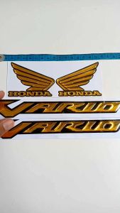 STIKER EMBLEM HONDA VARIO SET TIMBUL KUALITAS TERBAIK