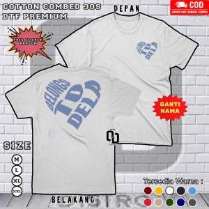 Baju Kaos Bucin Love Custom Belongs To Aesthetic Tshirt Premium