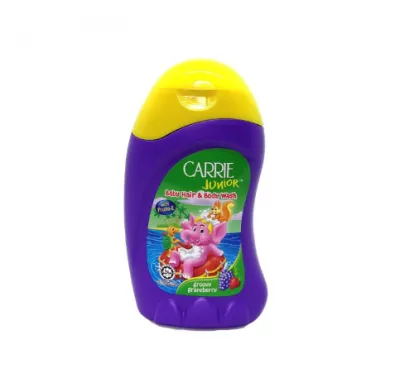 CARRIE JUNIOR 2 In 1 Baby Hair and Body Wash Baby Shampoo Travel Pack Carrier Junior Hair And Body Wash Sabun Bayi 90ml Sabun Mandi Carrie Junior Sabun Mandi Kanak-Kanak Sabun Rambut Dan Badan Sabun Mandi Bayi