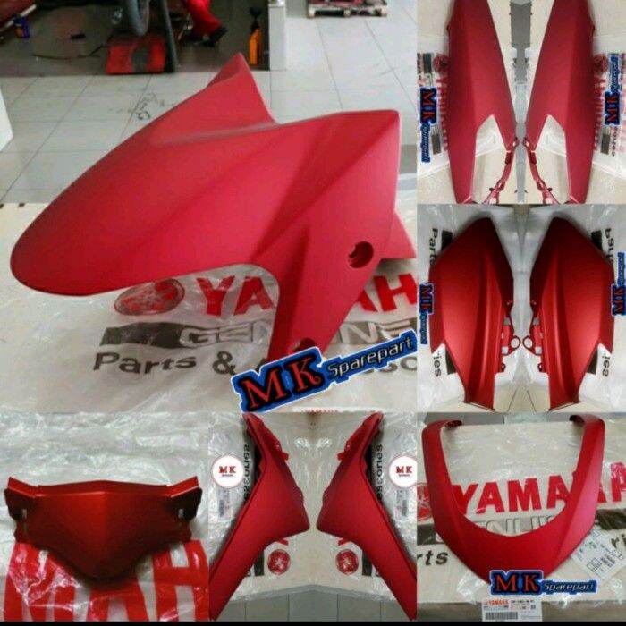 Paket Full Set Body Halus Nmax N Max Old Merah Doff Original