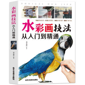 The shape and color of watercolor painting Book Japanese watercolor master teaches you to draw a good watercolor landscape水彩画教程书 水彩临摹画册 人物风景食物动植物 水彩插画集手绘入门教材画画自学零基础艺术绘画书