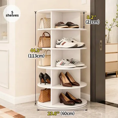 Rotatable Multi-level Easy-to-assemble Floor Shoe Rack