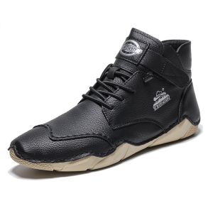 Terbaru Mewah Premium Sepatu Boots Pria Ankle Boot Klasik Keren Boots Tinggi Elegan Formal Murah Kerja Karet Ringan Kekinian 358