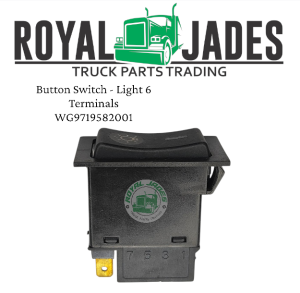 1pc Button Switch with 6 Terminals for Light - WG9719582001