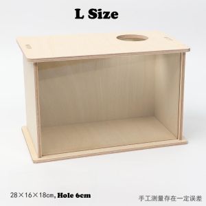 Hamster Wooden Acrylic Exploration Digging Box Hideout Room