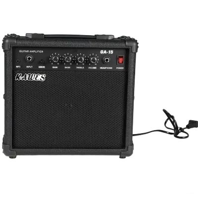 ‌แอมป์กีตาร์ KAWES 15W - ใช้ได้ทั้งหูฟัง+USB เสียงชัด หนาแน่น