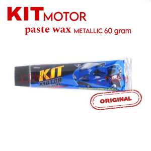 Pengkilap bodi KIT motor paste wax metallic 60 gram