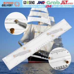 45/60 CM Mistar Jajar Peta Navigation Parallel Ruler