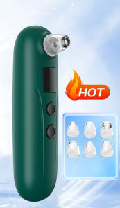 Hengfa Lina Visual Blackhead Vacuum Kit With Charging Base HD Camera 6-Level Electric Pore Deep Clean 4-Tip Acne Suction Remover