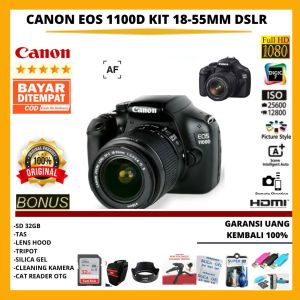 CANON EOS 1100D kit 18-55mm is ll FREE ACCESORIES KAMERA