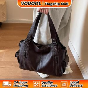【Clearance Sale】 Shoulder Bag for Women with Multi-Pockets Crossbody Bag PU Leather with Zipper Tote Bag Trendy for Work Travel