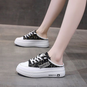 Free Shipping WomenS Spring New Style Versatile Thin Breathable Mesh Slip-On Sandals Open-Toe White Flats For Outdoor Wear