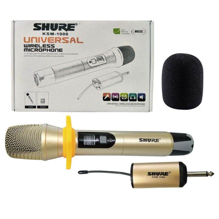 KSM1000 SHURE UNIVERSAL WIRELESS MICROPHONE with old box