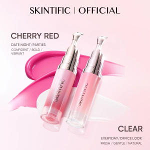 Skintific Brightening Lip Serum|Glossy & Plump Lip Oil Tint|Hydrating Lip Treatment|Lighten Dark Lips|Long‑Lasting Shine Lip Gloss|Moisturizing Lip Care Essence|Non‑Sticky Gloss Finish