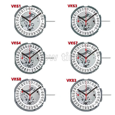 2024Watch parts Japan miyota chronograph quartz movement VK61 VK63