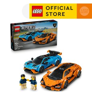 LEGO Speed Champions 77238 Lamborghini Revuelto & Huracan STO (607 Pieces)