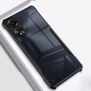 OPPOA60 Case For OPPO A60 A38 A18 A58 A1 A78 A98 A17 A17k Reno8 T Reno 8T Reno8T 5G 4G OppoA78 OppoA98 2023 Phone Casing Back Cover Clear View Transparent Acrylic Shockproof Bumper Soft TPU Edge Anti Drop