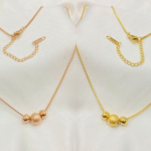 noinacc Kalung Titanium Anti Karat Anti Alergi Aksesoris Perhiasan KT05