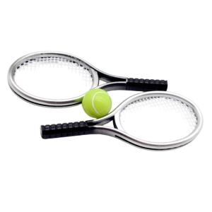 Miniature Tennis Courts Scene Kits Doll House Display Accessory for Children Imaginative Pretend Play Game Craft Project