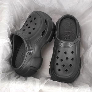 [Free Shipping] Crystal Bear Roman High-Heeled Clogs