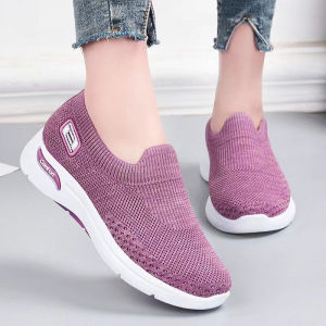 [Free Shipping] Spring New Collection: WomenS Canvas Shoes Slip-On Style Non-Slip Soft Sole Comfortable And Versatile Perfect For Middle-Aged And Elderly Women