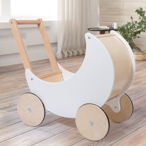 LZD  Baby Carriage Baby Walker Shopping Cart Anti-Flip Play House Storage Trolley Walking Toys