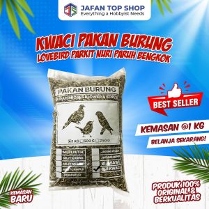 Biji Kwaci Bersih 1 Kg Pakan Burung Love Bird Parkit Paruh Bengkok KEMASAN PREMIUM