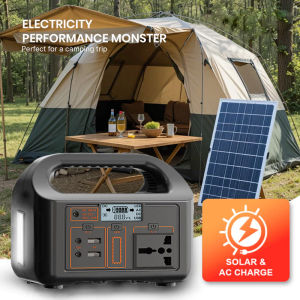 Solar Power Station 150W 220V for Home Blackout Backup Portable Solar Generator for Fan/Light/Phone