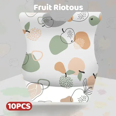10PCS 围嘴围兜 独立包装一次性使用围兜 Disposable Baby Bib Baby Eating Bibs Portable Wash-free Travel Baby Bib Feeding Apron Disposable Mat | Cute Baby