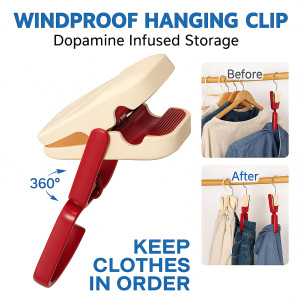 Dopamine traceless clothespins for all seasons adult housewives lightweight and practical 360° rotating to beautify the home environment
