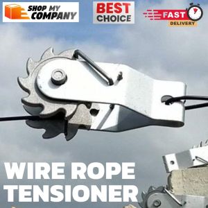 High Tensile Wire Ratchet Tensioner Electric Fence Strainer Spring Clip Wire Strainer Inline Fence Tightener